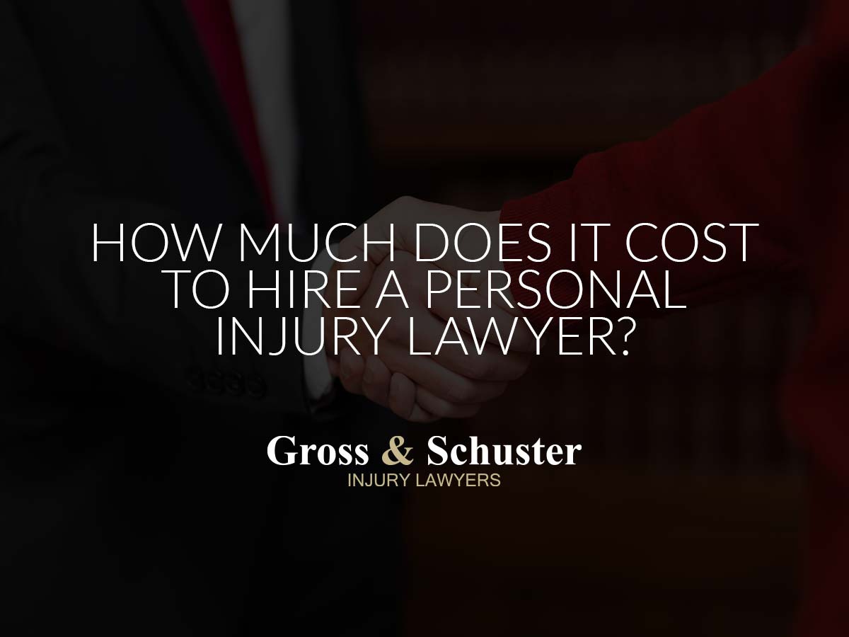 How Much Does It Cost to Hire a Personal Injury Lawyer? 