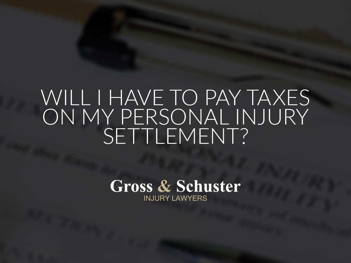 Will I Have to Pay Taxes on My Personal Injury Settlement? 