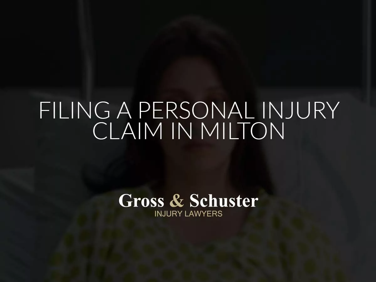 Filing a Personal Injury Claim in Milton