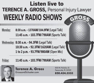Terence Gross Personal Injury Lawyer Weekly Radio Shows